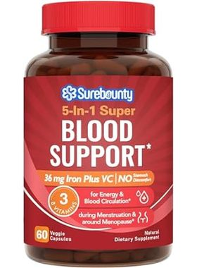 Iron Supplement， Iron Bisglycinate with Folate， Vitamin C