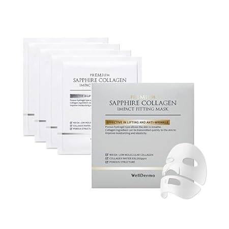 WELLDERMA Sapphire Premium Collagen Impact Fitting Mask 8