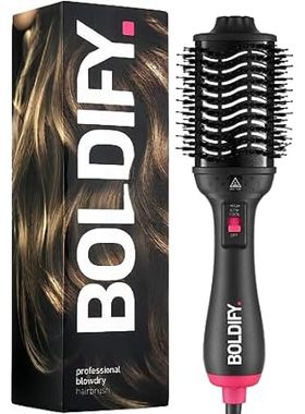 BOLDIFY Professional Blow Dry Brush - for Silky Shiny Cur