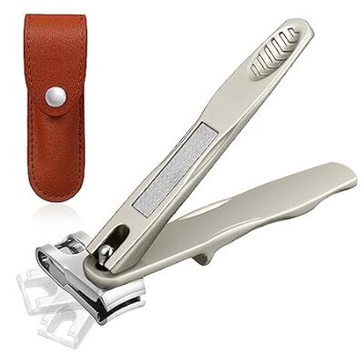 Nail Clippers for Seniors， 360 Degree Rotary Fingernail a