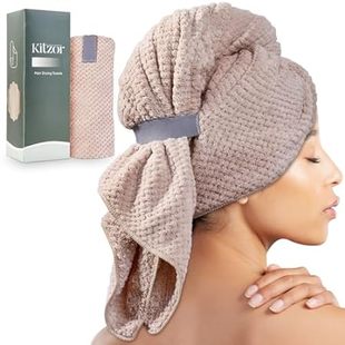 Microfiber Hair Towel Wrap for Women - Ultra Soft and Abs