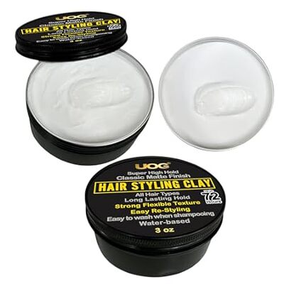 Hair Styling Clay- Super High Hold， Classic Matte Finish，