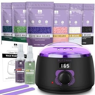Removal Kit Waxing Wax Warmer Men Hair Women BLITZWAX for
