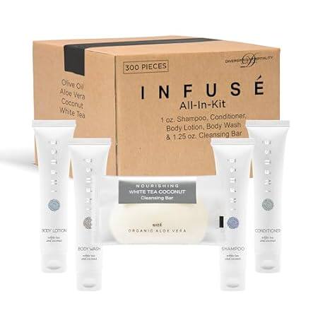Infuse Pure White Tea and Coconut Hotel Soaps and Toiletr