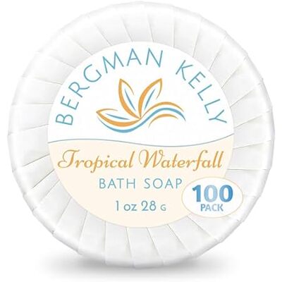 BERGMAN KELLY Hotel Soap Bars in Bulk (Tropical Waterfall