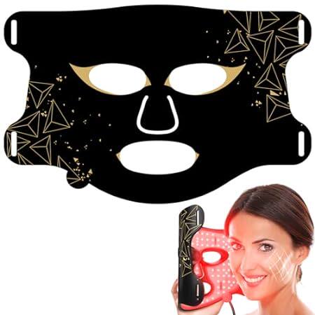 brori LED Face Mask - 8 Colors Red Blue Infrared Light Th图片