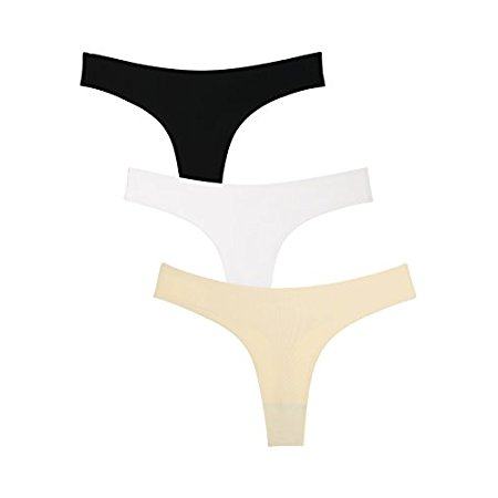 wealurre womens microfiber low rise no show thong pantie