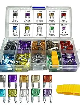 MuHize 120pcs Car Blade Fuses - Upgraded Mini Fuse Assort