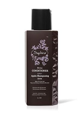 Saphira Divine Curly Conditioner， Sulfate-Free， Paraben-F