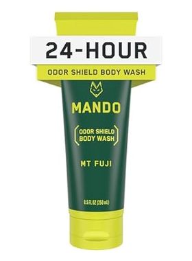 Mando Odor Shield Body Wash - 24 Hour Odor Control - Remo