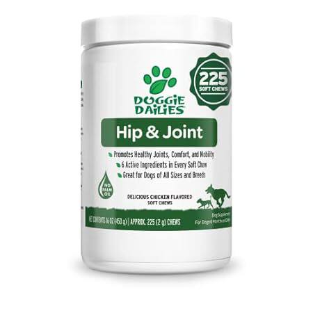 Doggie Dailies Glucosamine for Dogs - 225 Chews - Joint S