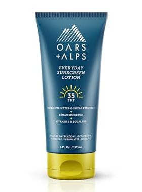 Oars + Alps Everyday SPF 35 Sunscreen Body Lotion， Infuse