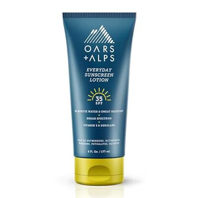 Oars + Alps Everyday SPF 35 Sunscreen Body Lotion， Infuse