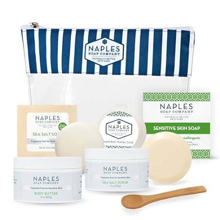 Naples Soap Company Sensitive Skin Care Kit – Soothing Se