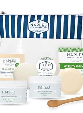 Naples Soap Company Sensitive Skin Care Kit – Soothing Se