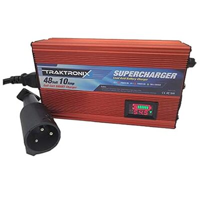 TRAKTRONIX Club CAR Battery Charger for 48 Volt Golf Carts
