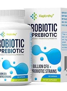 Keptrohy Probiotics for Women and Men， 300 Billion CFU Pr