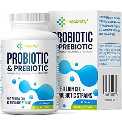 Keptrohy Probiotics for Women and Men， 300 Billion CFU Pr