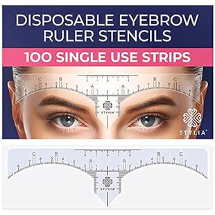 Disposable Eyebrow Ruler Stencils - Transparent Mapping S