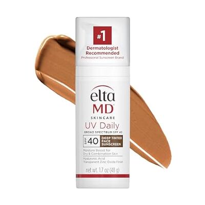EltaMD UV Daily SPF 40 Deep Tint Face Sunscreen Moisturiz