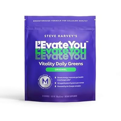 Steve Harvey's L'Evate You Vitality Daily Greens Powder，