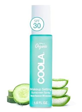 COOLA Organic Makeup Setting Spray with SPF 30， Hydrating