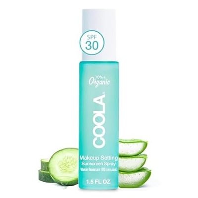 COOLA Organic Makeup Setting Spray with SPF 30， Hydrating