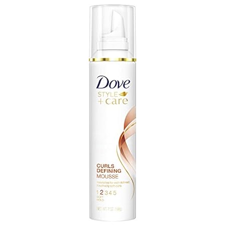 Dove STYLE+care Curls Defining Mousse， Soft Hold 7 oz