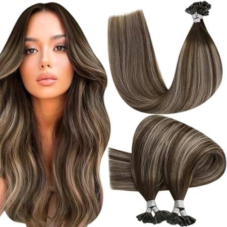 Hetto K Tip Hair Extensions Real Human Hair #4/18/4 Balay