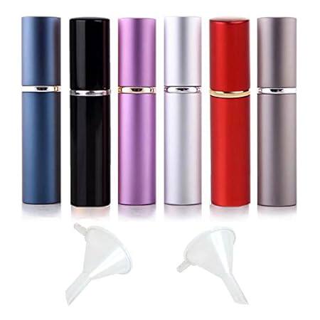 GOLF 6pcs 6ml Portable Mini Refillable Perfume Scent Afte