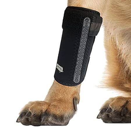 Dog Canine Front Leg Brace Wrap， Pair of Dog Leg Compress