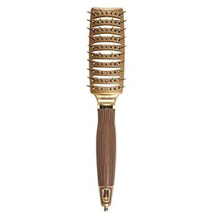Ion Nano Thermic Olivia Hair Ceramic Styler Brush Garden