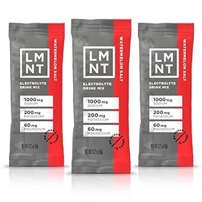 LMNT Zero-Sugar Electrolytes - Watermelon Salt - Hydratio