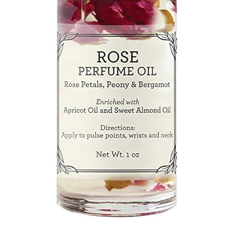 Rose Roll-On Perfume Body Oil - Refreshing Lightly Scente