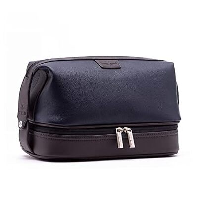 Vetell Leo Large Leather Men's Travel Toiletry and Shavin