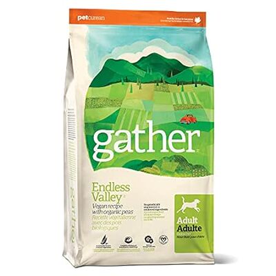 GATHER Endless Valley Plant Based Dog Food， 16 lb – Vegan