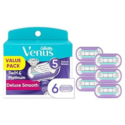 Gillette Venus Deluxe Smooth Swirl Womens Razor Blade Ref