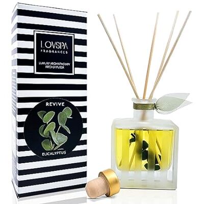 LOVSPA Revive Eucalyptus Essential Oil Reed Diffuser Gift