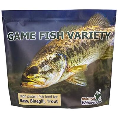 Natural Waterscapes Game Fish Food Variety | Pond and Lak