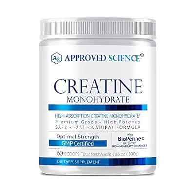 Approved Science Creatine Monohydrate Powder with BioPeri