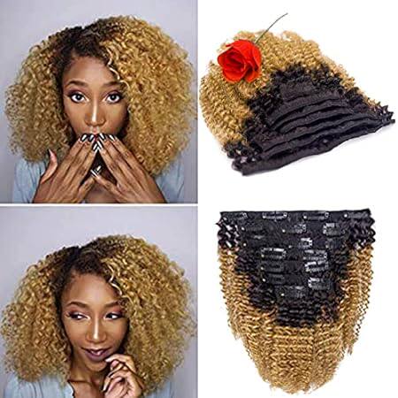 Loxxy Afro Kinky Curly Clip In Hair Extensions Remy Human