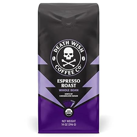 Death Wish Coffee Co. Whole Bean Espresso Roast - Extra K
