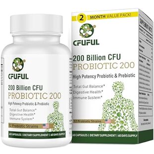 Cfuful Probiotics for Women and Men - 200 Billion CFU 12
