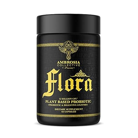 Ambrosia Flora Digestive Enzymes with Probiotics and Preb