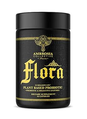 Ambrosia Flora Digestive Enzymes with Probiotics and Preb