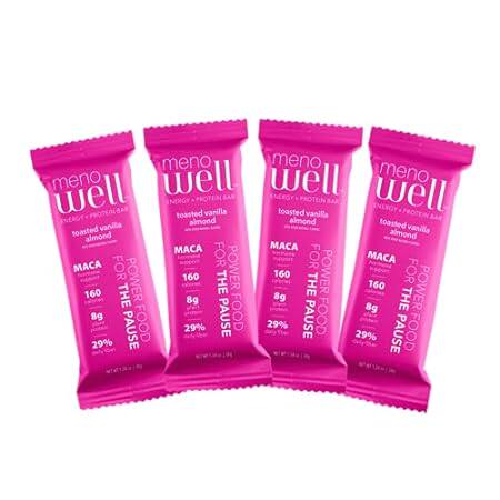 MenoWell Menopause Energy and Protein Bars for Women， Toa