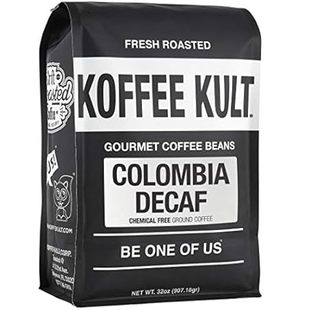 Koffee Kult Colombia Ground Decaf Coffee Decaffeinated Me