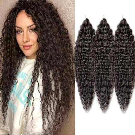 22Inch Ocean Wave Crochet Hair Wavy Crochet Hair Curly Cr