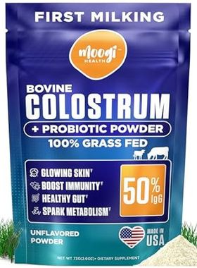 Bovine Colostrum Supplement for Humans - Gut Health， Skin