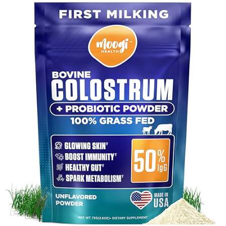 Bovine Colostrum Supplement for Humans - Gut Health， Skin